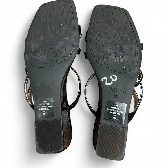 Unisa Black Women's Block Heel Sandals - Picture 5 of 6